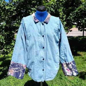 Vintage OOAK Artist Made Denim Jacket